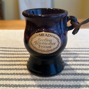 Sterling, NY Renaissance Festival Pottery Mead Cup